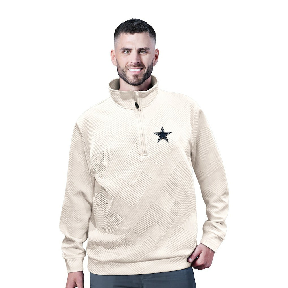 Dallas Cowboys MSX by Michael Strahan Cross Training Half-Zip Pullover White