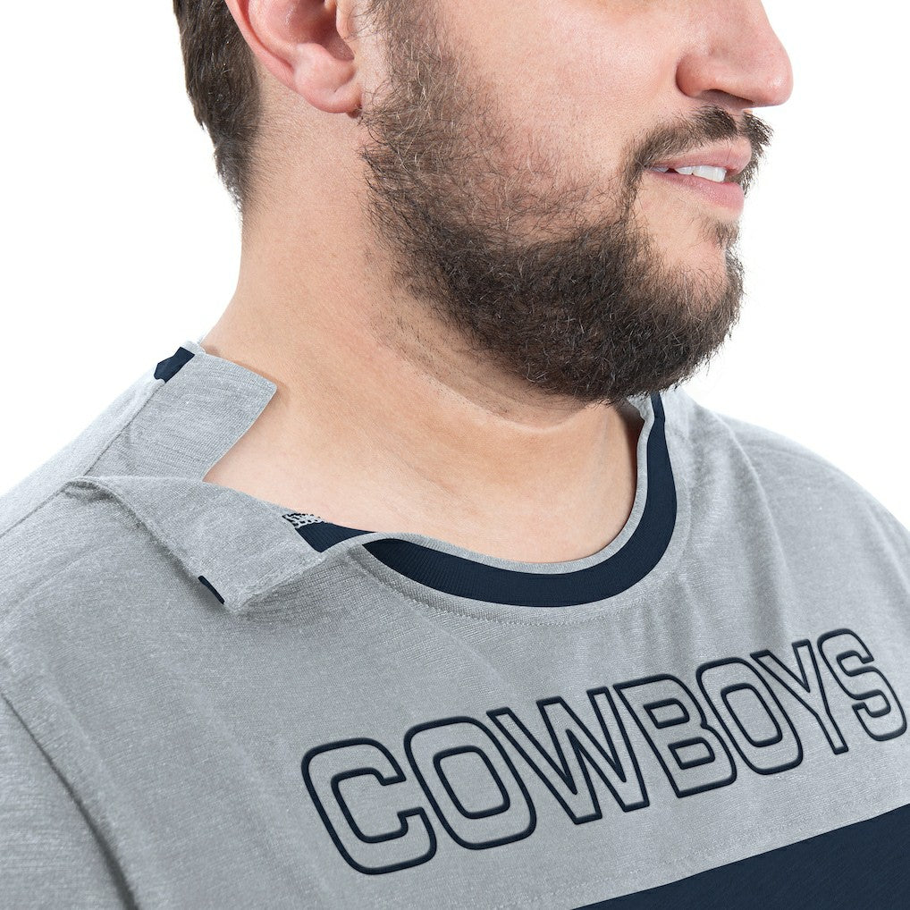 Dallas Cowboys G-III Sports by Carl Banks Adaptive Outlast Long Sleeve T-Shirt Navy/Silver