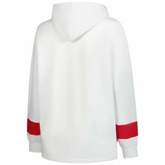 Detroit Red Wings Profile Women's Plus Size Hoodie - White - NHL 203042786