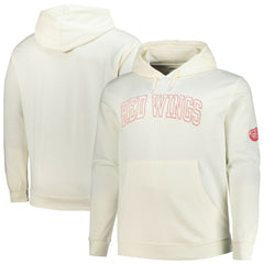 Detroit Red Wings Fanatics Big &Tall Stitch Hoodie - Cream - NHL 203042791
