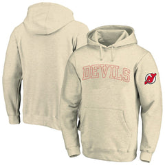 New Jersey Devils Fanatics Big &Tall Stitch Hoodie - Cream - NHL 203042795
