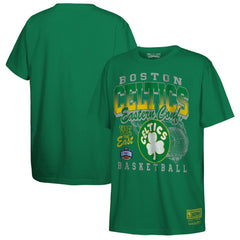 Boston Celtics Youth 2025 NBA Playoffs Retro Monumental T-Shirt Kelly Green | Mitchell & Ness for sale