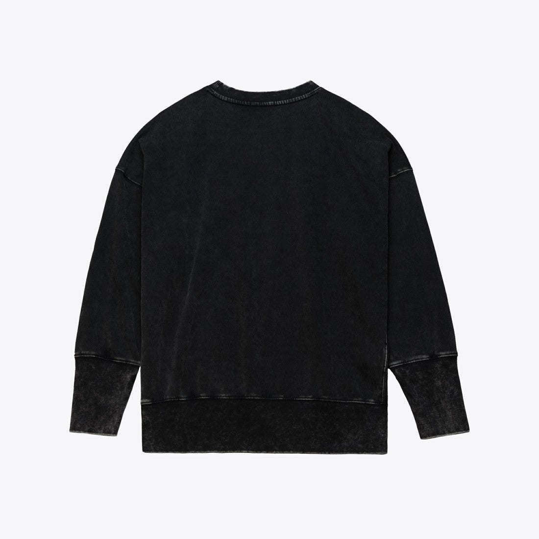 Mitchell & Ness Tampa Bay Buccaneers Women's Delineate Mineral Wash Crewneck Sweatshirt Black
