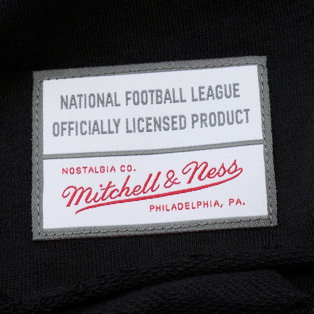 Mitchell & Ness Minnesota Vikings Women's Cropped Long Sleeve Rugby Polo Black