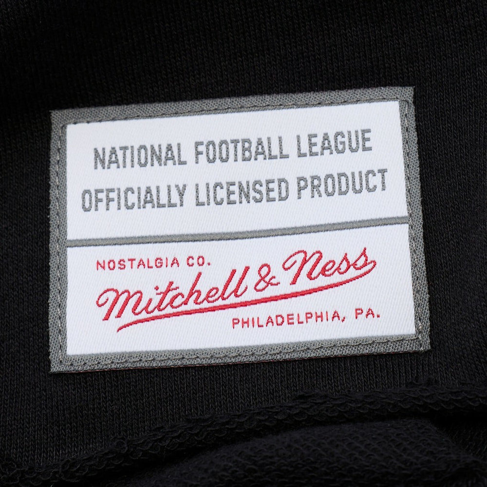 Mitchell & Ness Minnesota Vikings Women's Cropped Long Sleeve Rugby Polo Black