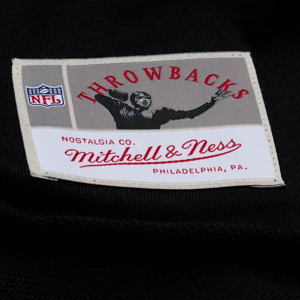 Mitchell & Ness Buffalo Bills Women's Throwback Cropped Long Sleeve Rugby Polo Black