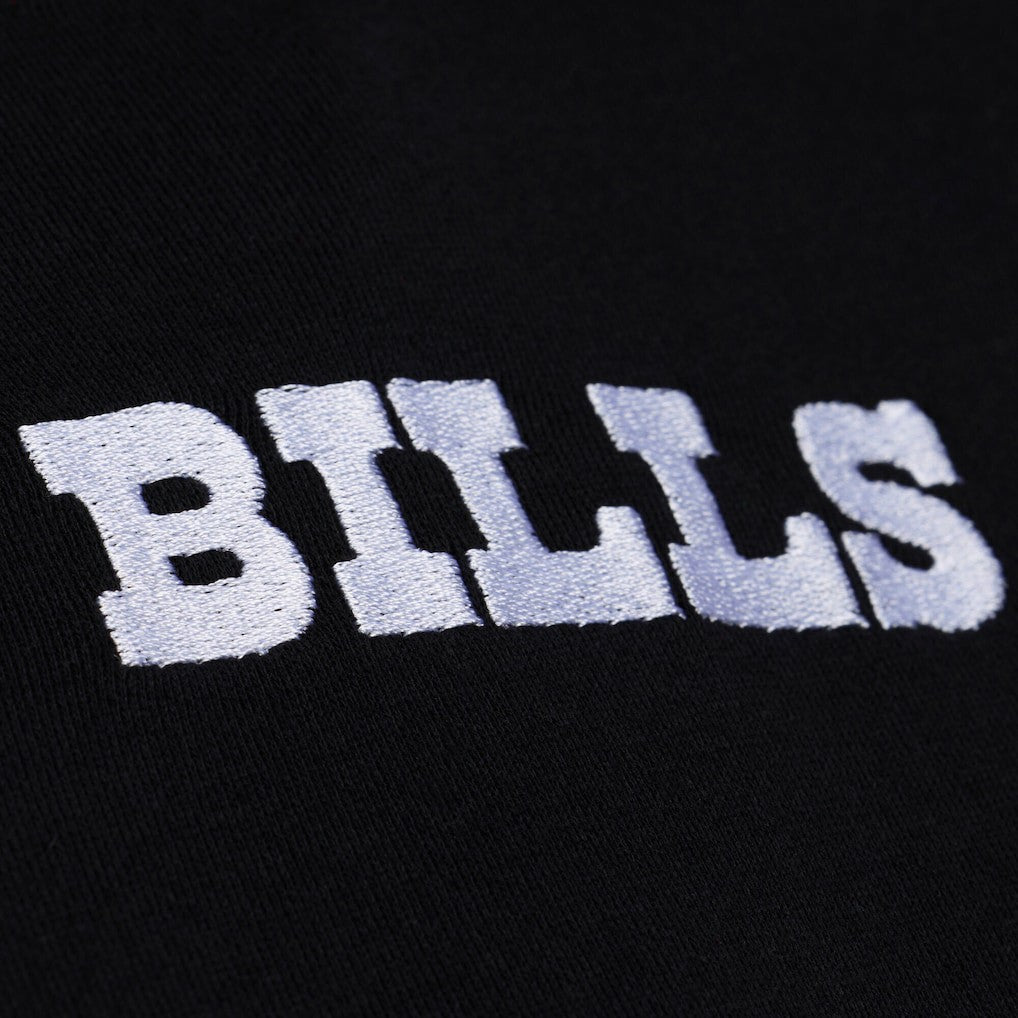 Mitchell & Ness Buffalo Bills Women's Throwback Cropped Long Sleeve Rugby Polo Black