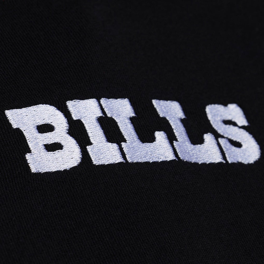 Mitchell & Ness Buffalo Bills Women's Throwback Cropped Long Sleeve Rugby Polo Black