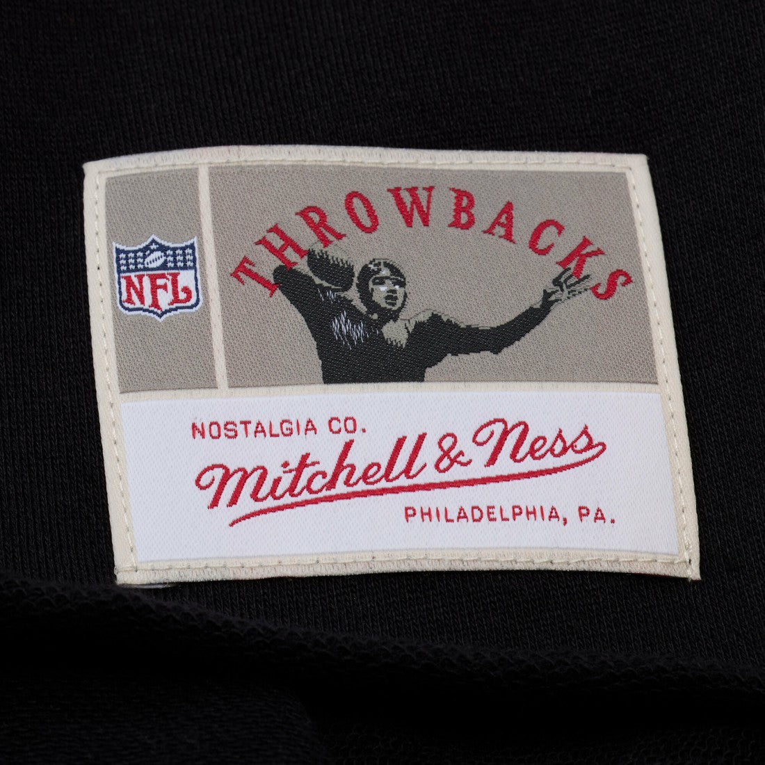 Mitchell & Ness Denver Broncos Women's Throwback Cropped Long Sleeve Rugby Polo Black