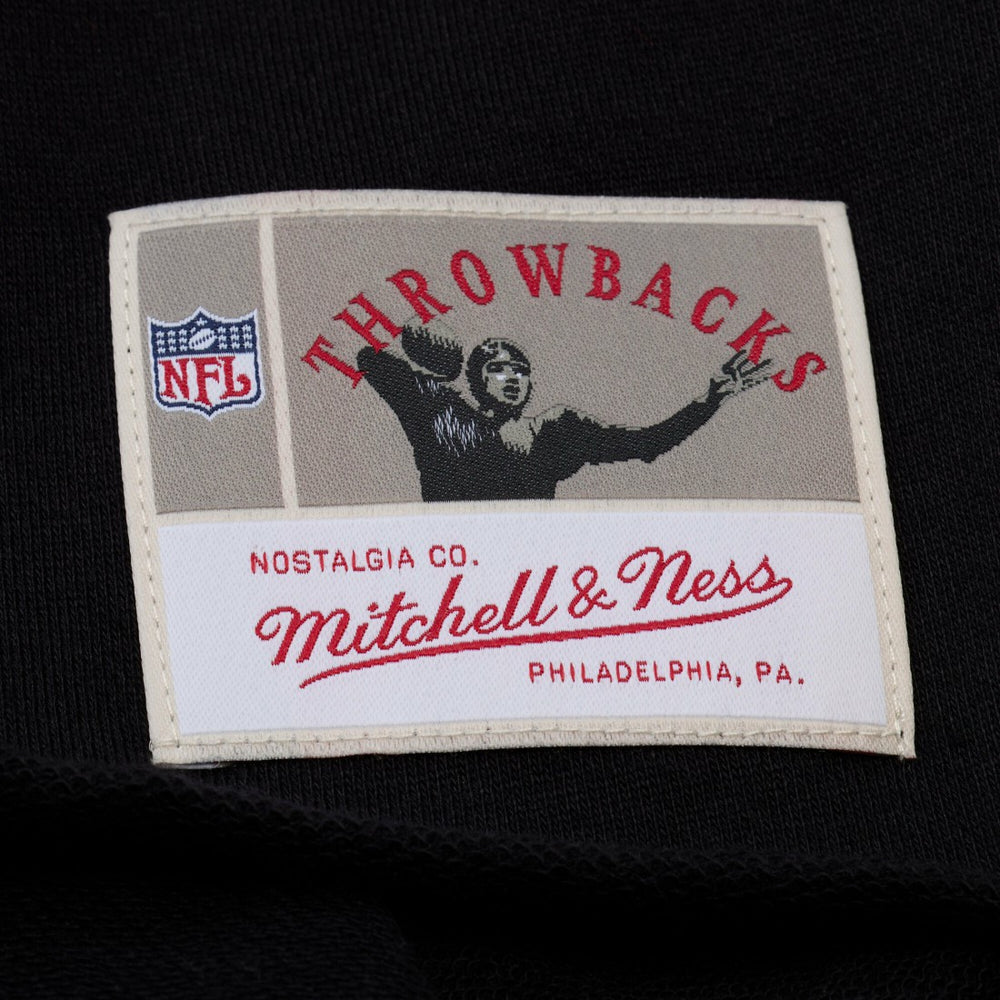 Mitchell & Ness Denver Broncos Women's Throwback Cropped Long Sleeve Rugby Polo Black