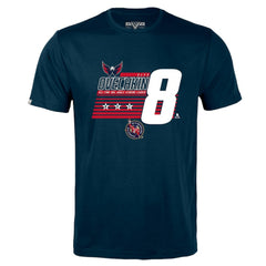 Alexander Ovechkin Washington Capitals Levelwear NHL All-Time Leading Goal Scorer Milestone Stripes Name & Number Richmond T-Shirt - Navy - NHL 203056606