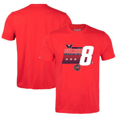 Alexander Ovechkin Washington Capitals Levelwear NHL All-Time Leading Goal Scorer Milestone Stripes Name & Number Richmond T-Shirt - Red - NHL 203056607