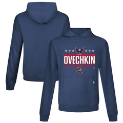 Alexander Ovechkin Washington Capitals Levelwear NHL All-Time Leading Goal Scorer Milestone Stars Name & Number Relay Pullover Hoodie - Navy - NHL 203056610