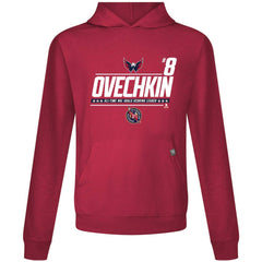 Alexander Ovechkin Washington Capitals Levelwear NHL All-Time Leading Goal Scorer Milestone Name & Number Relay Pullover Hoodie - Red - NHL 203056613