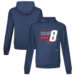 Alexander Ovechkin Washington Capitals Levelwear NHL All-Time Leading Goal Scorer Milestone Stripes Name & Number Relay Pullover Hoodie - Navy - NHL 203056615