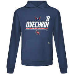 Alexander Ovechkin Washington Capitals Levelwear NHL All-Time Leading Goal Scorer Milestone Name & Number Relay Pullover Hoodie - Navy - NHL 203056618