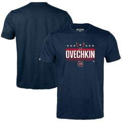 Alexander Ovechkin Washington Capitals Levelwear Youth NHL All-Time Leading Goal Scorer Milestone Stars Name & Number Little Richmond T-Shirt - Navy - NHL 203056622