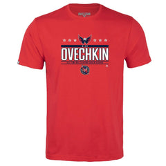 Alexander Ovechkin Washington Capitals Levelwear Youth NHL All-Time Leading Goal Scorer Milestone Stars Name & Number Little Richmond T-Shirt - Red - NHL 203056623