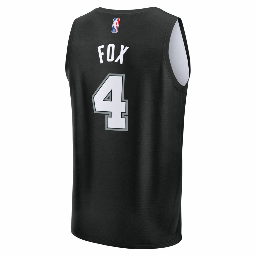 De'Aaron Fox San Antonio Spurs 2025/26 City Edition Fast Break Jersey Black | Fanatics Near Me