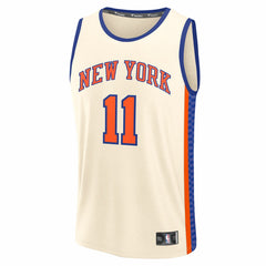 Jalen Brunson New York Knicks 2025/26 City Edition Fast Break Jersey Cream | Fanatics US