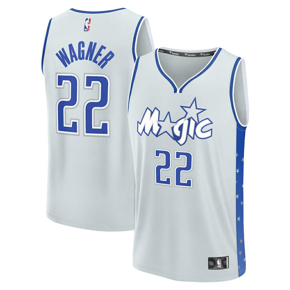Franz Wagner Orlando Magic 2025/26 City Edition Fast Break Jersey Silver | Fanatics outlet