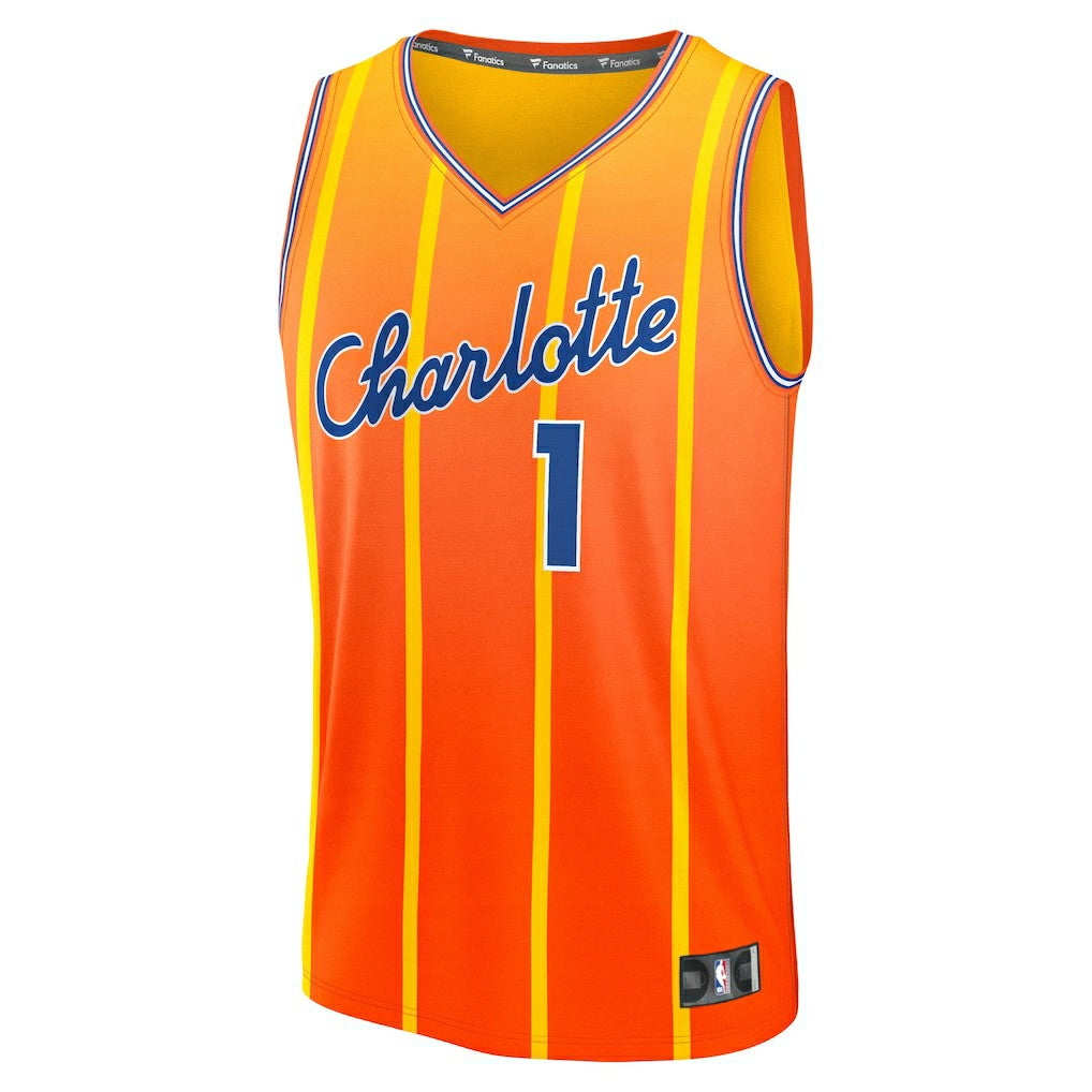 LaMelo Ball Charlotte Hornets 2025/26 City Edition Fast Break Jersey Orange | Fanatics outlet