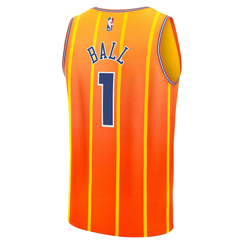 LaMelo Ball Charlotte Hornets 2025/26 City Edition Fast Break Jersey Orange | Fanatics outlet