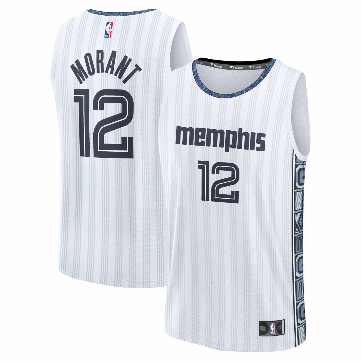 Ja Morant Memphis Grizzlies 2025/26 City Edition Fast Break Jersey White | Fanatics online