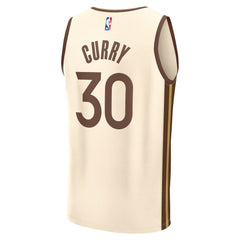 Stephen Curry Golden State Warriors Youth 2025/26 City Edition Fast Break Jersey for sale Tan | Fanatics US