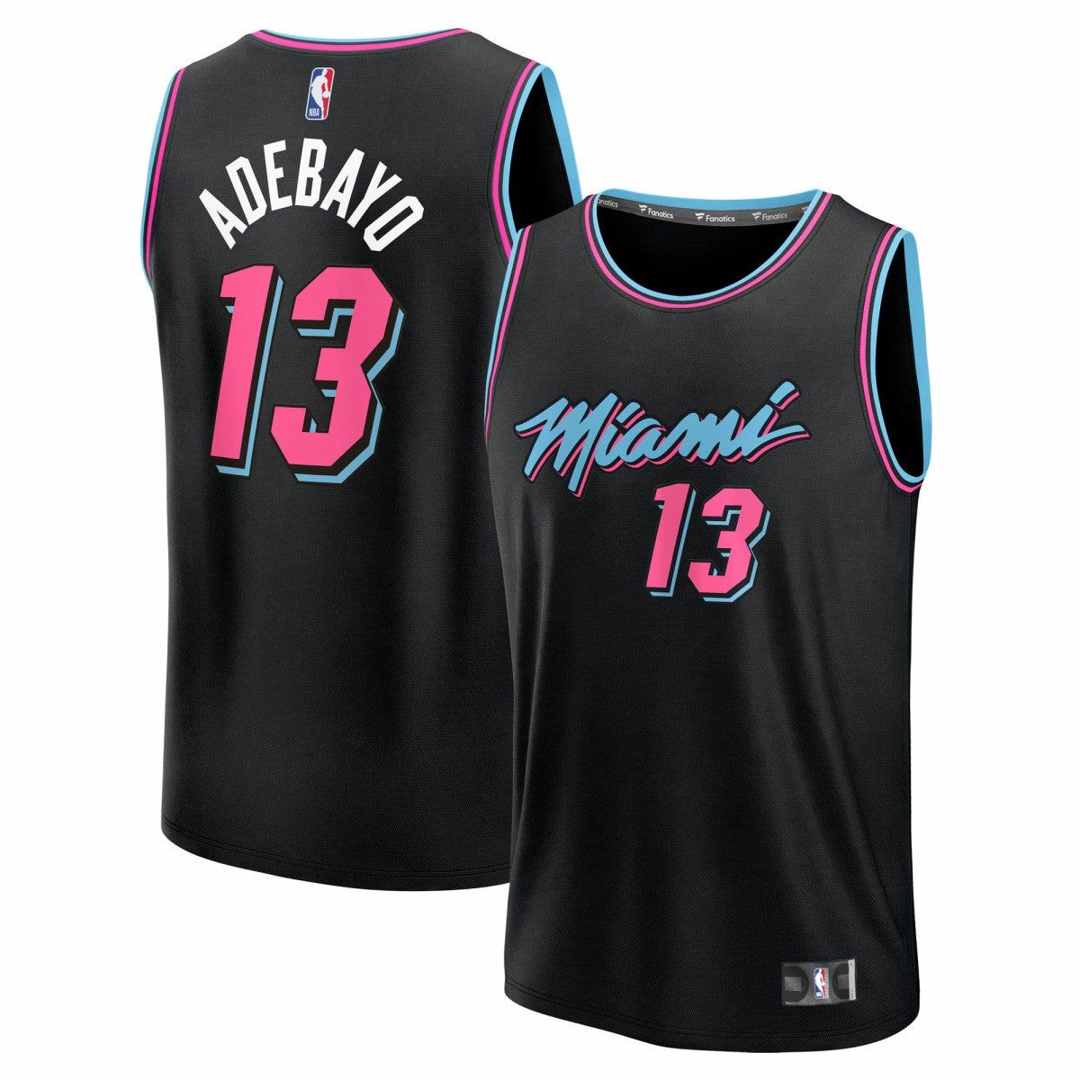 Bam Adebayo Miami Heat Youth 2025/26 City Edition Fast Break Jersey Black | Fanatics Lifestyle