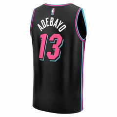 Bam Adebayo Miami Heat Youth 2025/26 City Edition Fast Break Jersey Black | Fanatics Lifestyle