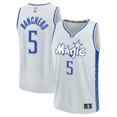 Paolo Banchero Orlando Magic Youth 2025/26 City Edition Fast Break Jersey Silver | Fanatics US