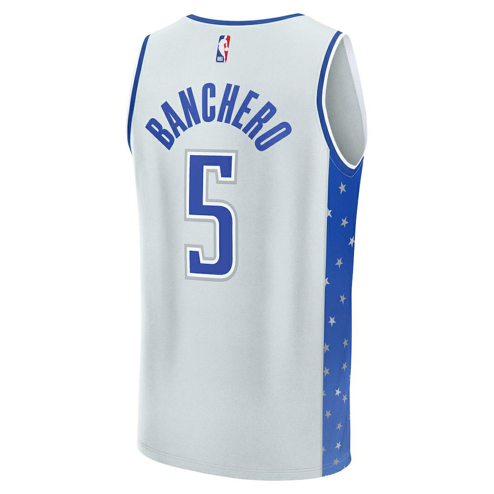 Paolo Banchero Orlando Magic Youth 2025/26 City Edition Fast Break Jersey Silver | Fanatics US