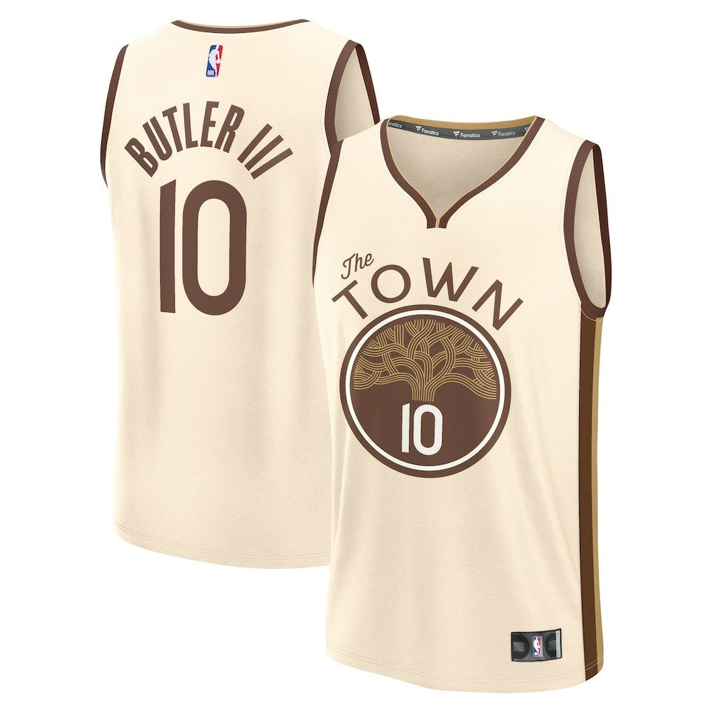 Jimmy Butler III Golden State Warriors Youth 2025/26 City Edition Fast Break Jersey for sale Tan | Fanatics for sale