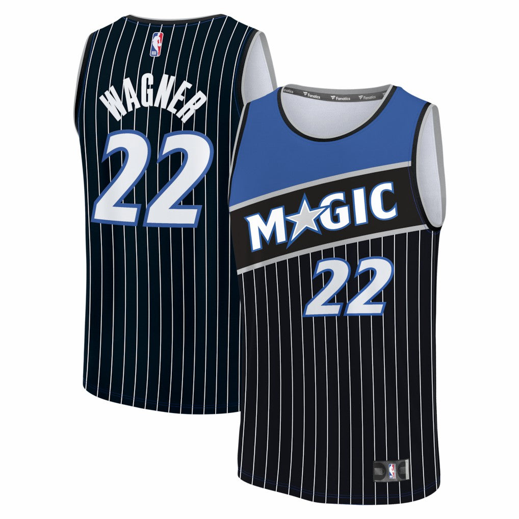 Franz Wagner Orlando Magic Fast Break Jersey Statement Edition Black | Fanatics for sale