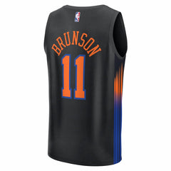 Jalen Brunson New York Knicks Fast Break Jersey Statement Edition Black | Fanatics online