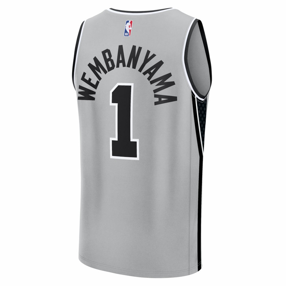 Victor Wembanyama San Antonio Spurs Fast Break Jersey Statement Edition Silver | Fanatics online