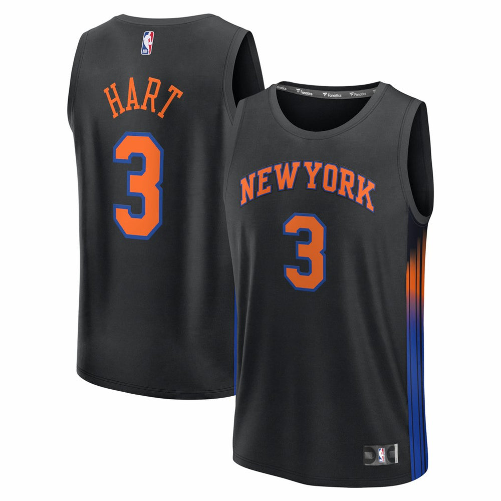 Josh Hart New York Knicks Fast Break Jersey Statement Edition Black | Fanatics online
