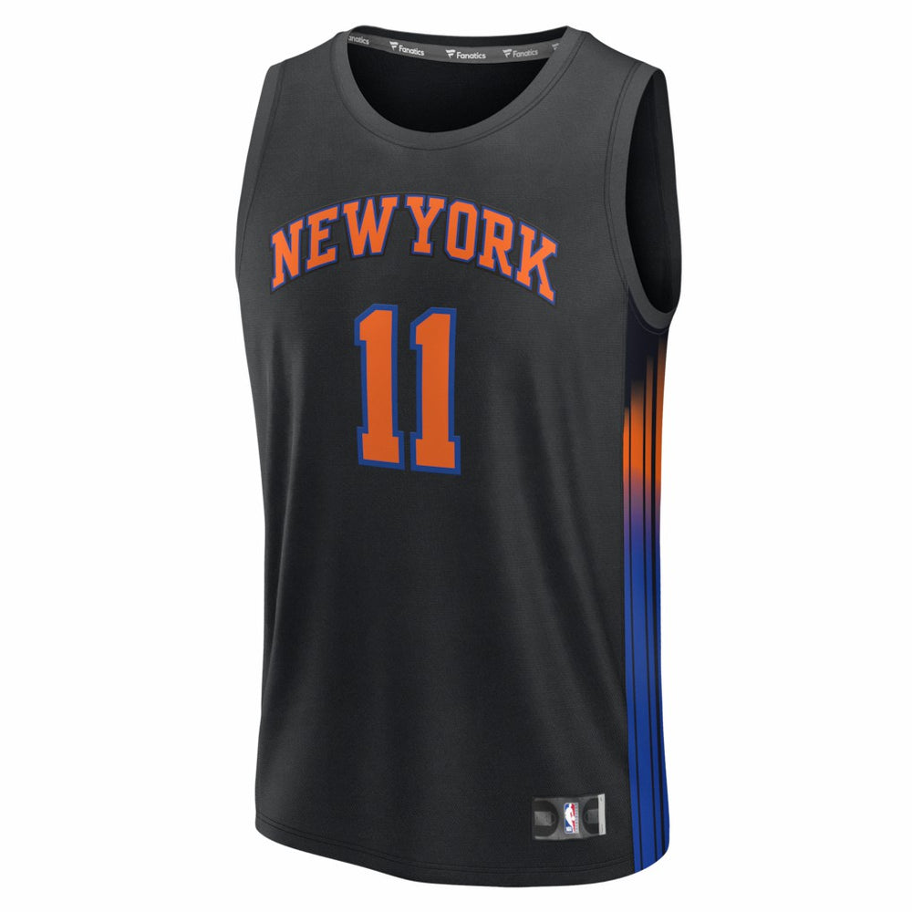 Jalen Brunson New York Knicks Youth Fast Break Jersey Statement Edition Black | Fanatics outlet