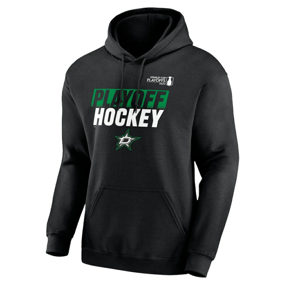 Dallas Stars Fanatics 2025 Stanley Cup Playoffs Breakout Pullover Hoodie - Black - NHL 203056783