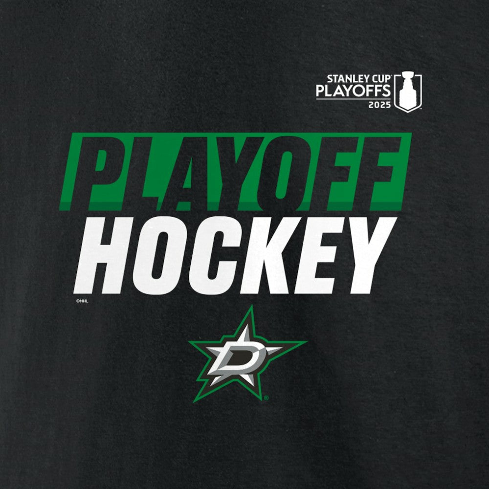 Dallas Stars Fanatics 2025 Stanley Cup Playoffs Breakout Pullover Hoodie - Black - NHL 203056783