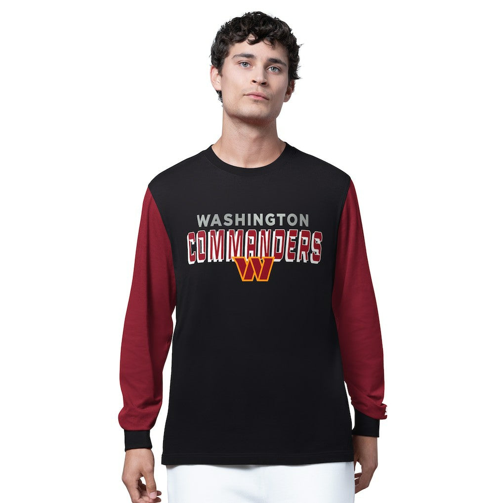 Washington Commanders Starter Thursday Night Gridiron Long Sleeve T-Shirt- Black