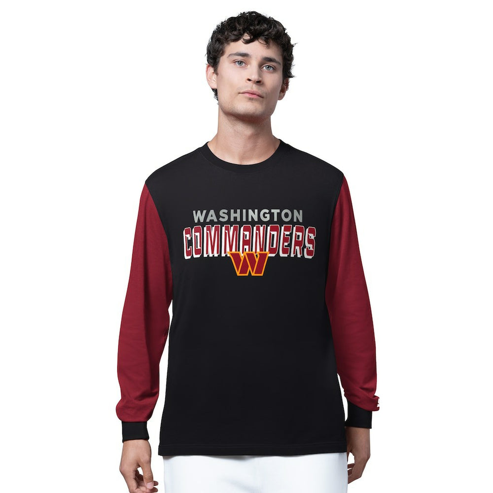 Washington Commanders Starter Thursday Night Gridiron Long Sleeve T-Shirt- Black
