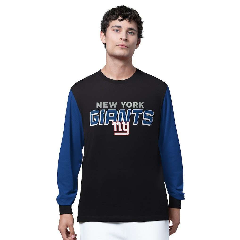 New York Giants Starter Thursday Night Gridiron Long Sleeve T-Shirt- Black