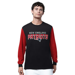 New England Patriots Starter Thursday Night Gridiron Long Sleeve T-Shirt- Black