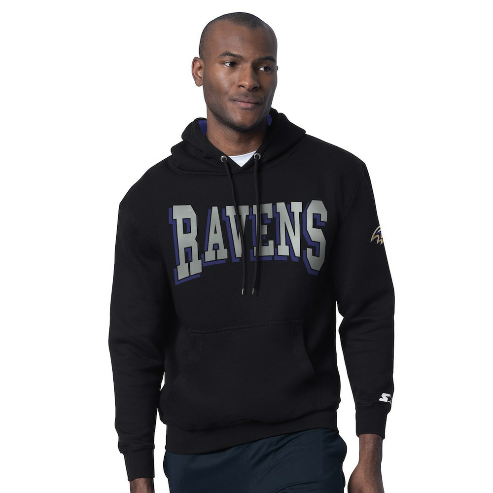 Baltimore Ravens Starter Thursday Night Gridiron Hoodie Black