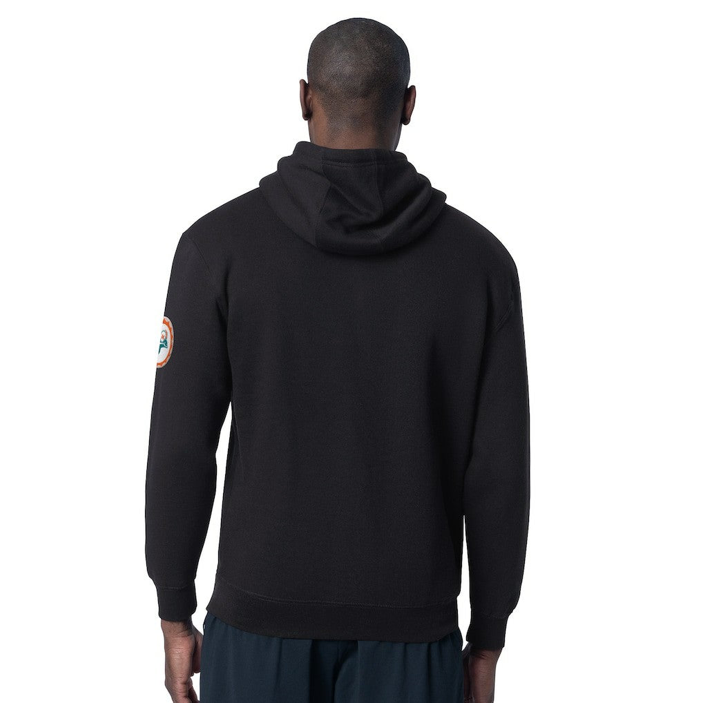 Miami Dolphins Starter Thursday Night Gridiron Hoodie with Vintage Logo Black