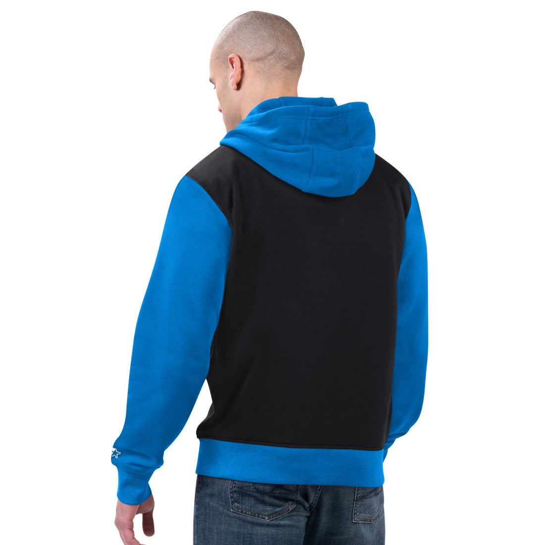 Detroit Lions Starter Thursday Night Gridiron Full-Zip Hoodie Black/Blue
