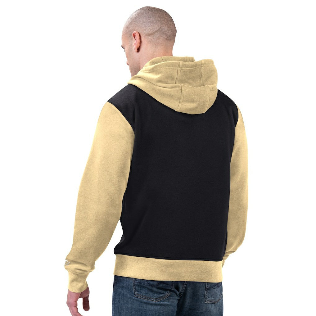 New Orleans Saints Starter Thursday Night Gridiron Full-Zip Hoodie Black/Gold