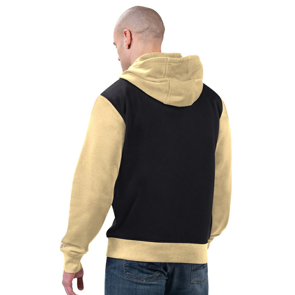 New Orleans Saints Starter Thursday Night Gridiron Full-Zip Hoodie Black/Gold